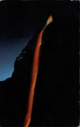 The Fire Fall, Glacier Point Postcard