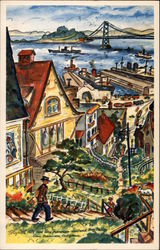 Telegraph Hill Postcard