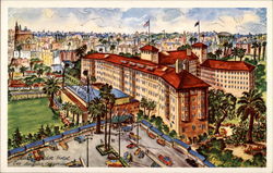 The Los Angeles Ambassador California Postcard Postcard