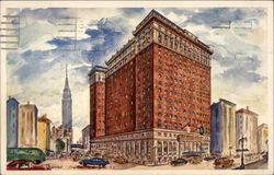 Hotel Statler Postcard