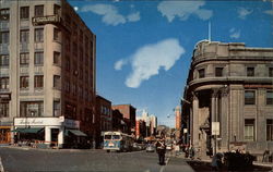 Intersection Wellington & King W Postcard