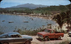 View of the Beach Postcard