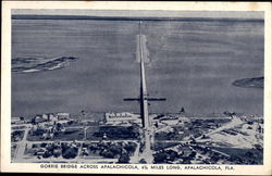 Gorrie Bridge across Apalachicola Florida Postcard Postcard