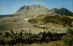 Devastated Area on Lassen Peak Postcard