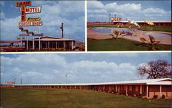 Tulare Inn Motel - Perry's Coffee Shop California Postcard Postcard