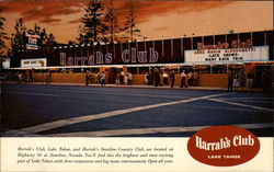 Harrah's Club Lake Tahoe, NV Postcard Postcard