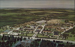 Aerial View , Bob Jones University Postcard