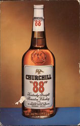 Churchill "88" Kentucky Straight Bourbon Whiskey Postcard