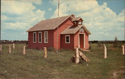The Little Red Schoolhouse Postcard
