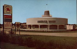 America House Motor Inn and Restaurant Postcard