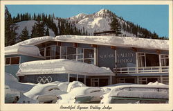 Squaw Valley Lodge California Postcard Postcard