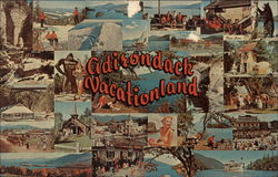 Adirondack Vacationland Postcard