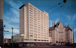 The MacDonald Hotel Showing the New Wing Postcard