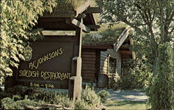 Al Johnson's Swedish Restaurant and Butik Sister Bay, WI Postcard Postcard