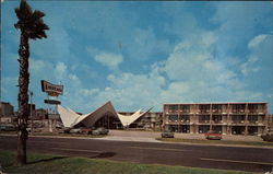 Americana Motor Inn Corpus Christi, TX Postcard Postcard