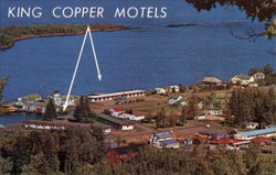 King Kopper Motels Copper Harbor, MI Postcard Postcard