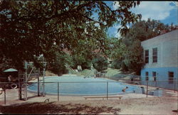 Municipal Swimming Pool Kerrville, TX Postcard Postcard