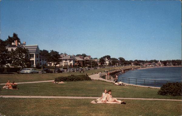Scene along shore drive Lynn Massachusetts
