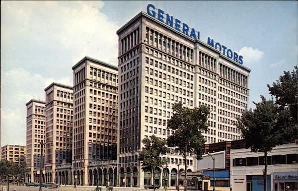 The General Motors Building Detroit Michigan