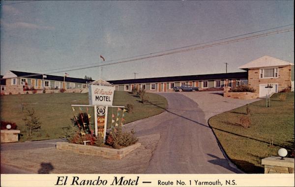 El Rancho Motel Yarmouth NS Canada Nova Scotia