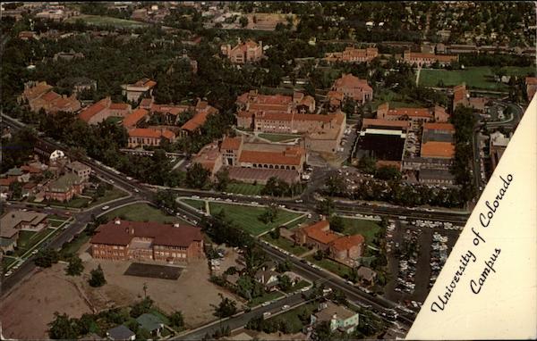 Aerial View University of Colorado looking North Boulder