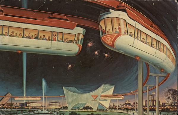 The AMF Monorail New York 1964 NY Worlds Fair
