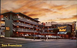 Rancho Lombard Motel San Francisco, CA Postcard Postcard