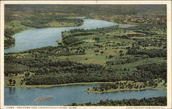 Holyoke and Connecticut River Scenic, MA Postcard Postcard