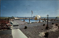 Smugglers Beach Motor Lodge, Bass River Postcard