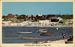 Corporation Beach Dennis, MA Postcard Postcard