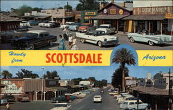 The "West's Most Western Town" Scottsdale, AZ Postcard Postcard
