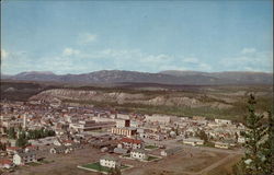 View over the City Whitehorse, YT Canada Yukon Territory Postcard Postcard