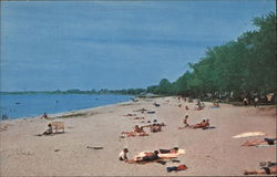 Public Beach Postcard