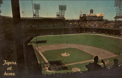 Inside Tiger Stadium Postcard