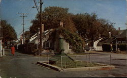 Pump Square - In "Sconset" Nantucket, MA Postcard Postcard