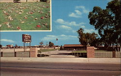 Sea Breeze Pet Cemetery Huntington Beach, CA Postcard Postcard