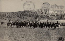 Buffalo Soldiers in 1875 Fort Davis, TX Postcard Postcard