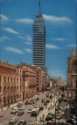 San Juan de Letran Avenue Mexico City, Mexico Postcard Postcard