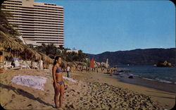 Playa Condesa Acapulco, Mexico Postcard Postcard