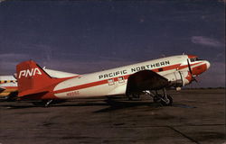DC-3 Pacific Northern Airlines Postcard