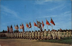 Honor Guard on Gammon Field Fort Leonard Wood, MO Postcard Postcard