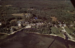 Aerial View of Village Postcard