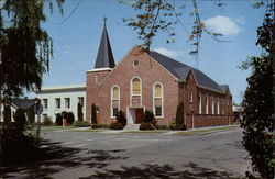 Court Street Christian Church Postcard