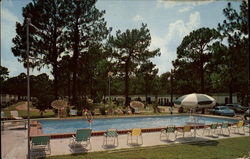 Perry Motor Court Florida Postcard Postcard