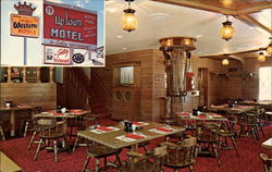 Uptown Motel and Galley Restaurant Postcard