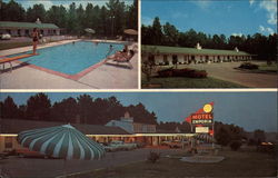 Motel Emporia Postcard