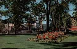 Ely Park, Public Square Postcard