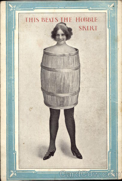 This Beats the Hobble Skirt Comic, Funny