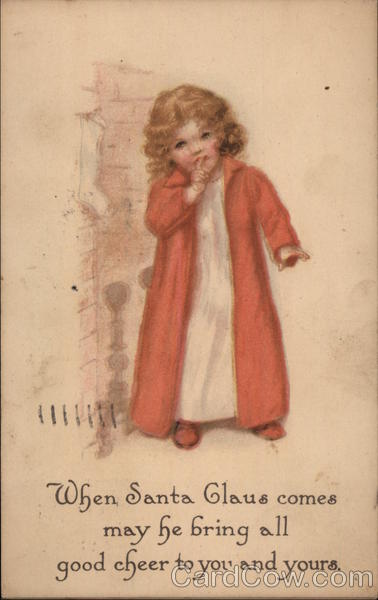 When Santa Claus comes Children