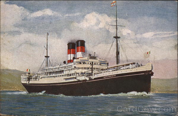 Cosulich Line Trieste, T.S.S. Martha Washington Steamers